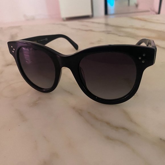 Celine Round Frame Acetate Sunglasses - Picture 8 of 12